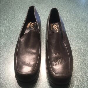 Dexter Womens 8.5 N Dark Brown Leather Loafers